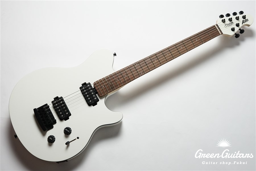 Sterling by MUSIC MAN SUB Series AX3S - White | Green Guitars