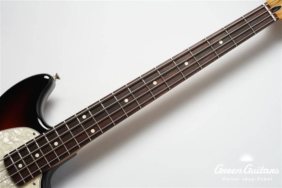 Fender Mexico Pawn Shop Mustang Bass - 3-Color Sunburst | Green 