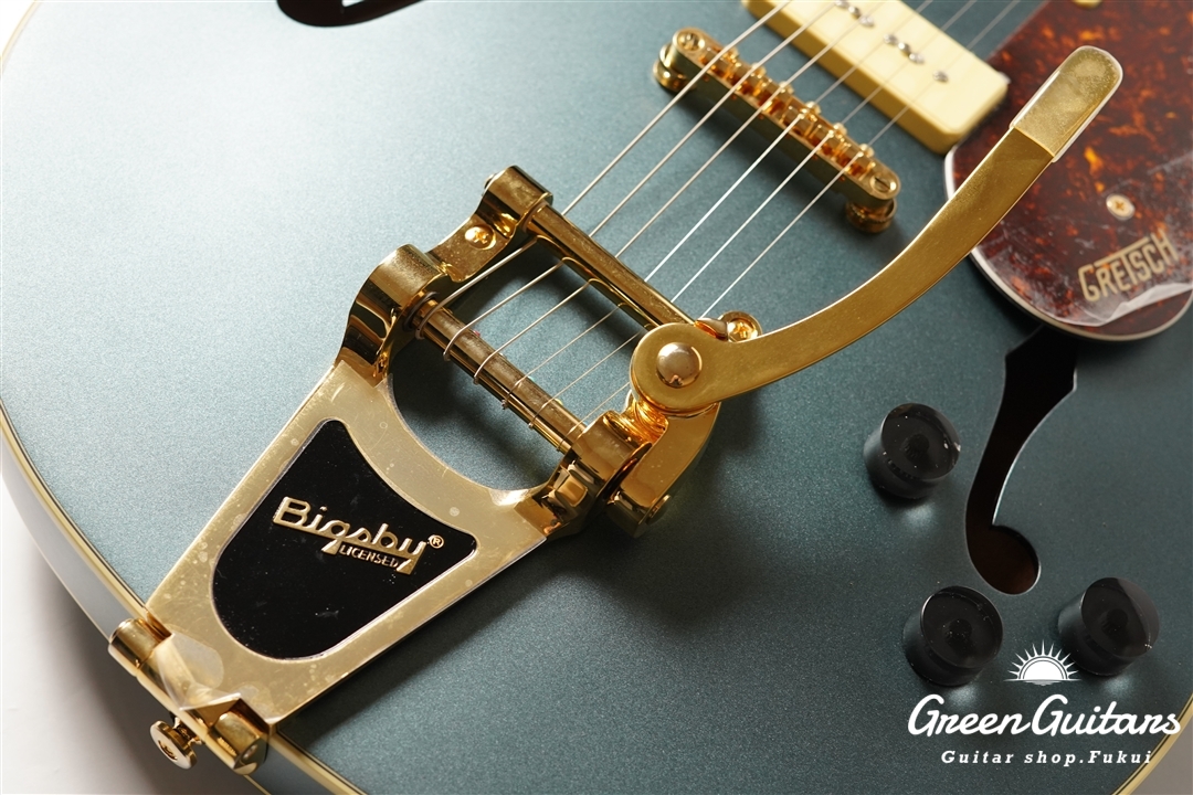 Gretsch G2622TG-P90 LIMITED EDITION STREAMLINER CENTER BLOCK P90 WITH  BIGSBY AND GOLD HARDWARE FSR - Gunmetal | Green Guitars Online Store