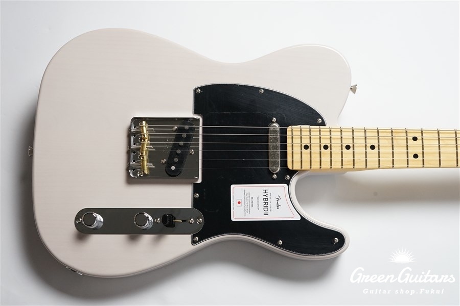 Fender Made in Japan Hybrid II Telecaster - US Blonde | Green 