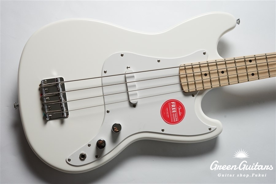 Squier by Fender Squier Sonic Bronco Bass - Arctic White | Green