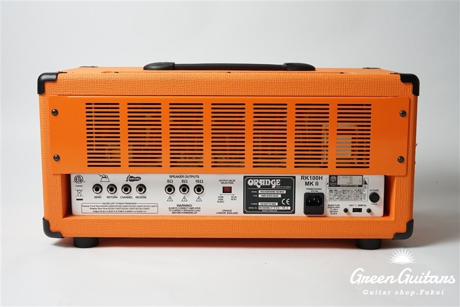 ORANGE Rockerverb 100H MK II Head | Green Guitars Online Store