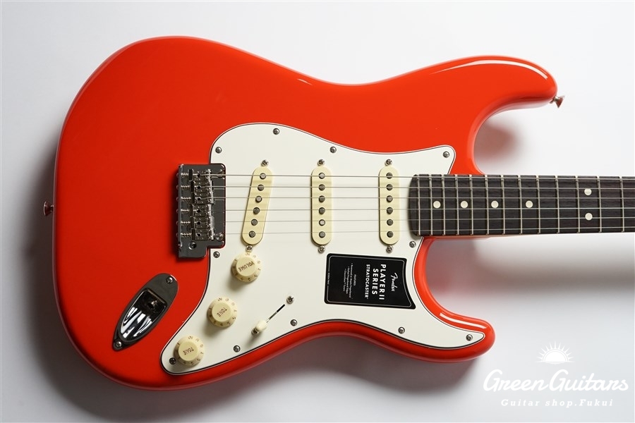 Fender Player II Stratocaster - Coral Red | Green Guitars Online Store