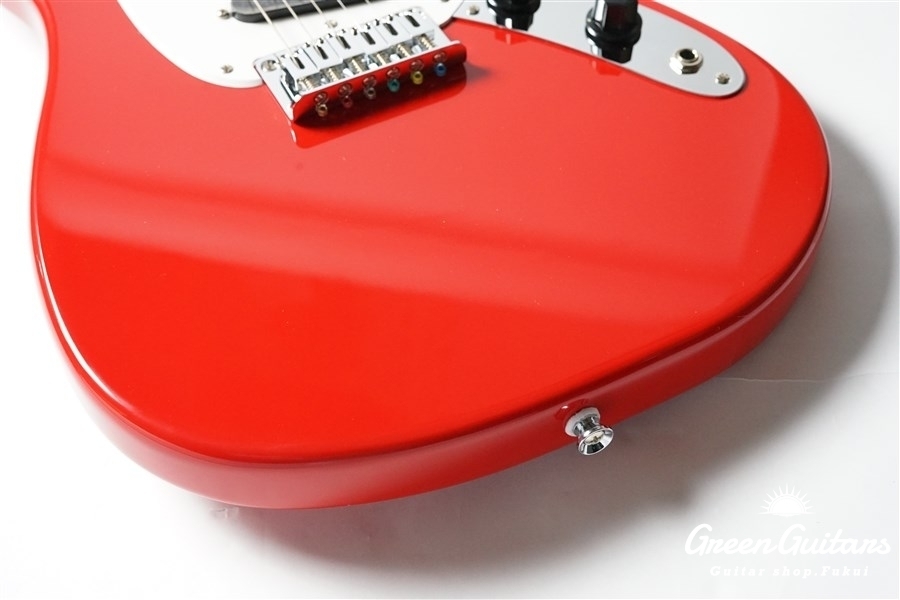 美品 Fender SQUIER SONIC™ MUSTANG Red Squier Sonic Mustang Solidbody Electric Guitar - Torino Red