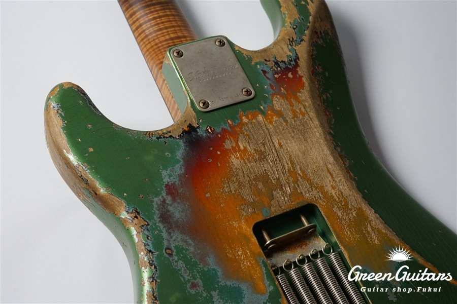 XSC-2 - Vintage Firemist Silver over 3 Tone Burst / Super Heavy Aged / Master Grade Flame Maple