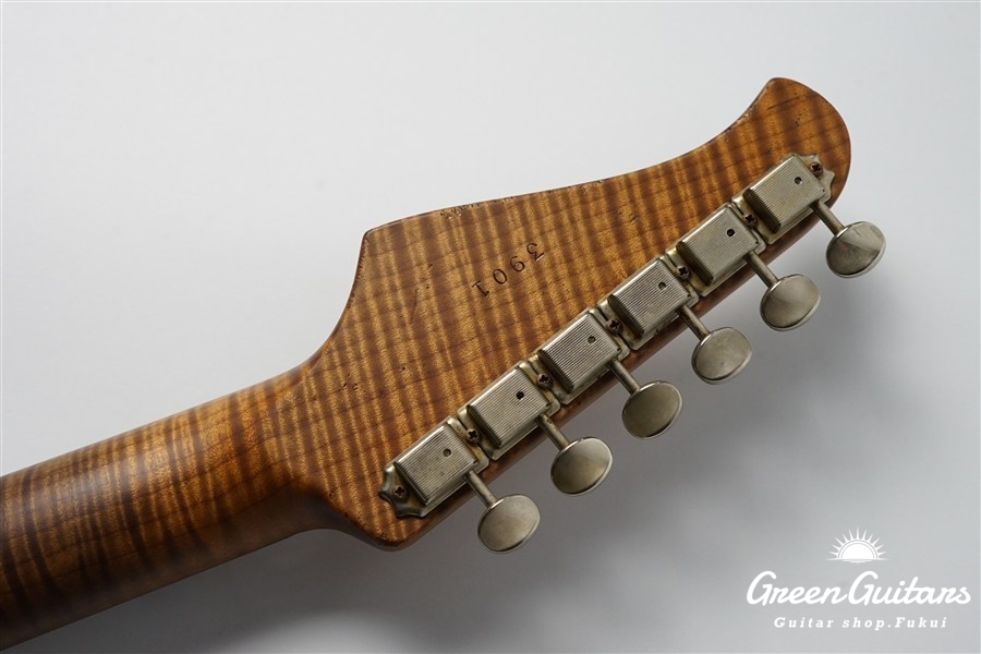 XSC-2 - Vintage Firemist Silver over 3 Tone Burst / Super Heavy Aged / Master Grade Flame Maple