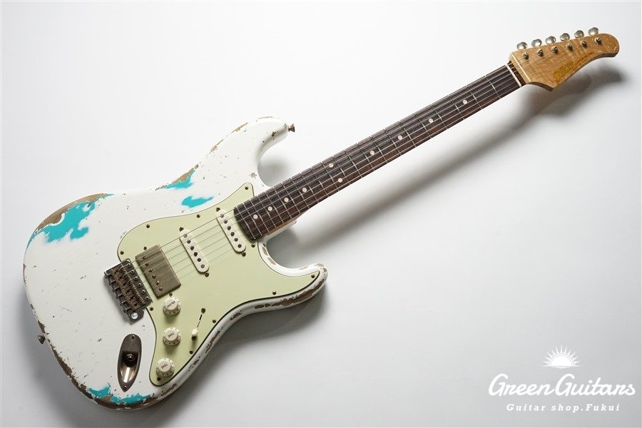 XSC-2 - Olympic White over Seafoam Green / Heavy Aged / Alder