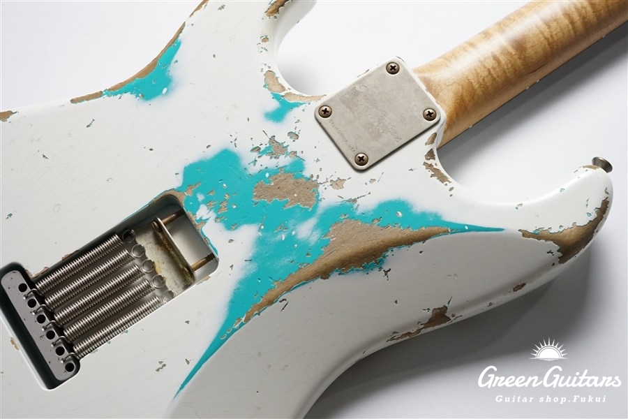 XSC-2 - Olympic White over Seafoam Green / Heavy Aged / Alder