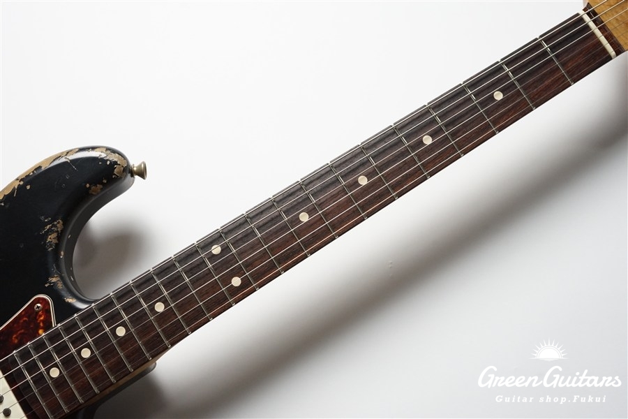 XSC-2 - Black over 3 Tone Burst / Heavy Aged / Alder