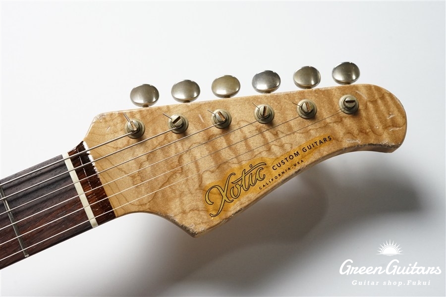 XSC-2 - Black over 3 Tone Burst / Heavy Aged / Alder