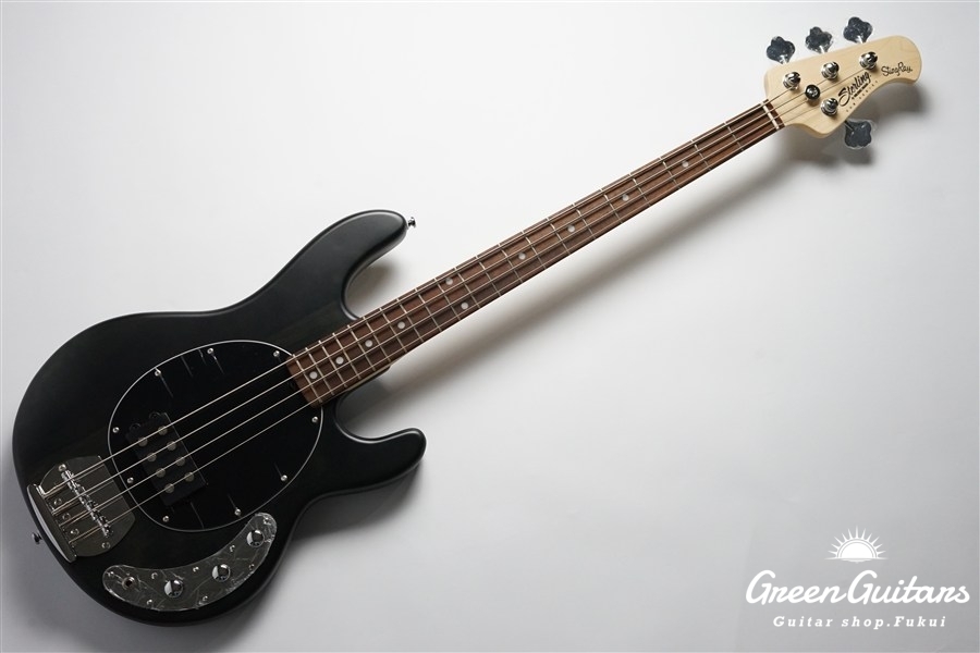 Sterling by MUSIC MAN SUB RAY4 - Trans Black Satin | Green Guitars