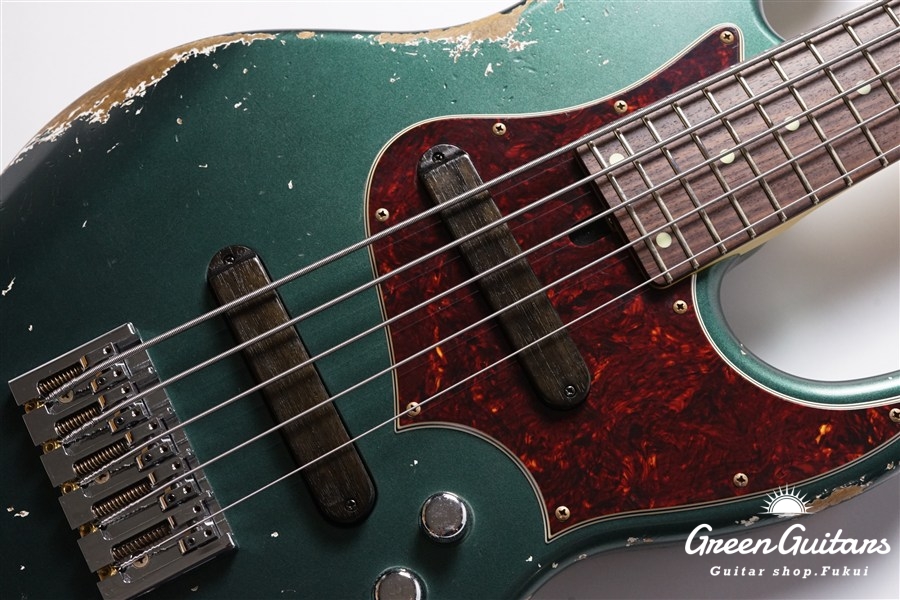 Xotic XJ-1T 24F 5st - Dark Sherwood Green / Heavy Aged / Alder / R