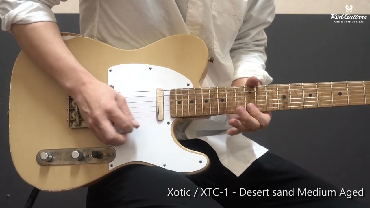 XTC-1 - Desert sand / Medium Aged / Alder / M / Roasted Flame Maple Neck #2606