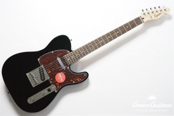 FSR Affinity Series Telecaster - Black with Tortoiseshell Pickguard