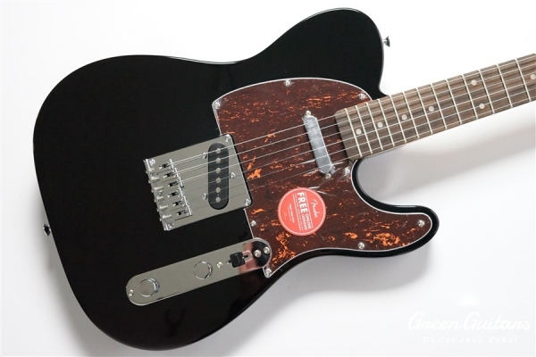 FSR Affinity Series Telecaster - Black with Tortoiseshell Pickguard