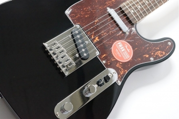 FSR Affinity Series Telecaster - Black with Tortoiseshell Pickguard