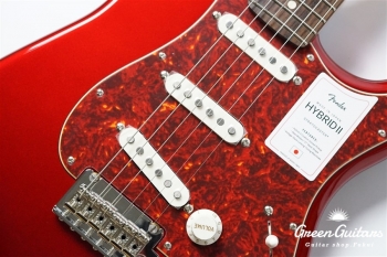 2021 Collection Made in Japan Hybrid II Stratocaster - Candy Apple Red