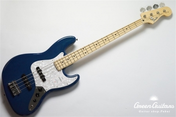2021 Collection Made in Japan Hybrid II Jazz Bass - Indigo Trans