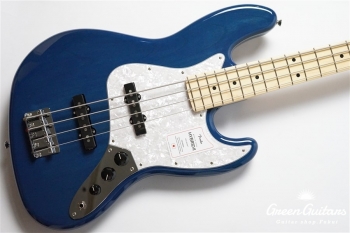 2021 Collection Made in Japan Hybrid II Jazz Bass - Indigo Trans