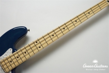 2021 Collection Made in Japan Hybrid II Jazz Bass - Indigo Trans