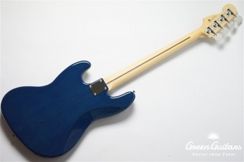 2021 Collection Made in Japan Hybrid II Jazz Bass - Indigo Trans