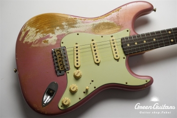 MBS 1961 Stratocaster Ultimate Relic Masterbuilt by Paul Waller - Burgundy Mist Metallic-MH