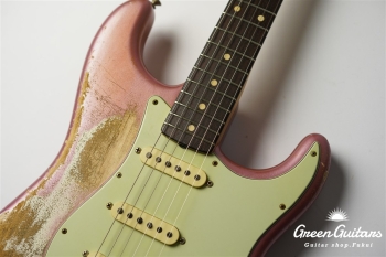 MBS 1961 Stratocaster Ultimate Relic Masterbuilt by Paul Waller - Burgundy Mist Metallic-MH