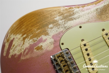 MBS 1961 Stratocaster Ultimate Relic Masterbuilt by Paul Waller - Burgundy Mist Metallic-MH