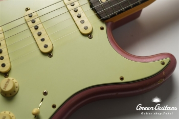 MBS 1961 Stratocaster Ultimate Relic Masterbuilt by Paul Waller - Burgundy Mist Metallic-MH