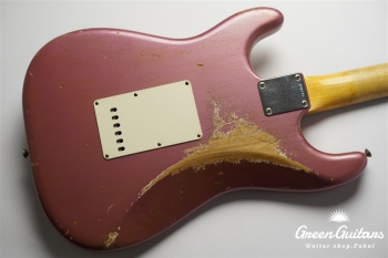 MBS 1961 Stratocaster Ultimate Relic Masterbuilt by Paul Waller - Burgundy Mist Metallic-MH