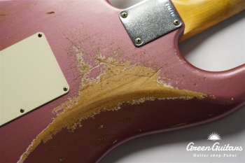 MBS 1961 Stratocaster Ultimate Relic Masterbuilt by Paul Waller - Burgundy Mist Metallic-MH