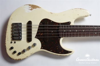 XJ-1T 5st - Vintage White Heavy Aged / Alder / R / MH #2511