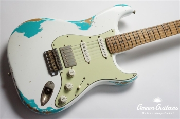XSC-2 - Olympic White over Seafoam Green / Heavy Aged / Alder / RM-RM #2602