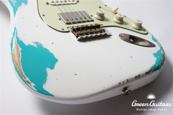 XSC-2 - Olympic White over Seafoam Green / Heavy Aged / Alder / RM-RM #2602