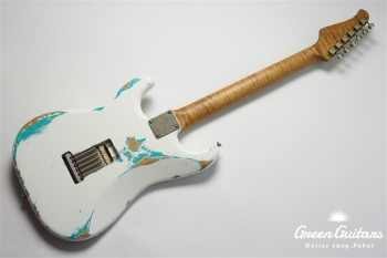 XSC-2 - Olympic White over Seafoam Green / Heavy Aged / Alder / RM-RM #2602