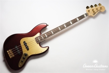 40th Anniversary Jazz Bass Gold Edition - Ruby Red Metallic