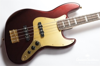 40th Anniversary Jazz Bass Gold Edition - Ruby Red Metallic
