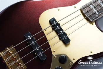 40th Anniversary Jazz Bass Gold Edition - Ruby Red Metallic