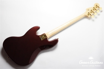 40th Anniversary Jazz Bass Gold Edition - Ruby Red Metallic