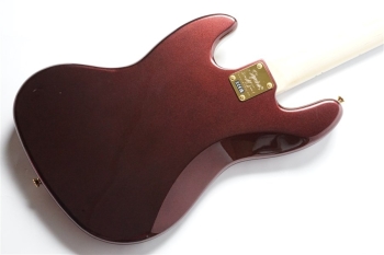 40th Anniversary Jazz Bass Gold Edition - Ruby Red Metallic