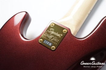 40th Anniversary Jazz Bass Gold Edition - Ruby Red Metallic