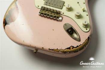 XSC-2 - Shell Pink over 3TB / Heavy Aged / Alder / R / Roasted Flame Maple Neck #2613