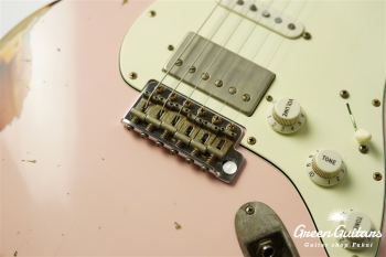 XSC-2 - Shell Pink over 3TB / Heavy Aged / Alder / R / Roasted Flame Maple Neck #2613