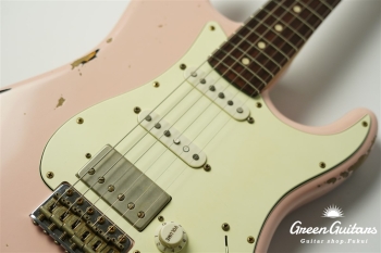 XSC-2 - Shell Pink over 3TB / Heavy Aged / Alder / R / Roasted Flame Maple Neck #2613