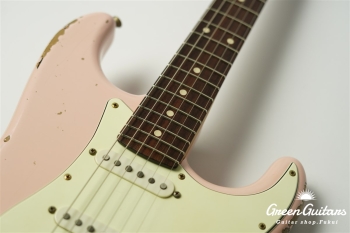 XSC-2 - Shell Pink over 3TB / Heavy Aged / Alder / R / Roasted Flame Maple Neck #2613