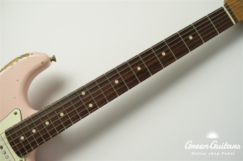 XSC-2 - Shell Pink over 3TB / Heavy Aged / Alder / R / Roasted Flame Maple Neck #2613