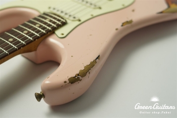 XSC-2 - Shell Pink over 3TB / Heavy Aged / Alder / R / Roasted Flame Maple Neck #2613