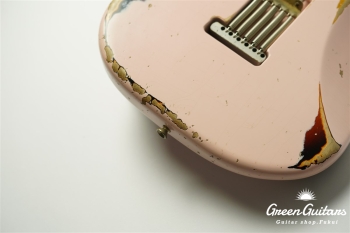 XSC-2 - Shell Pink over 3TB / Heavy Aged / Alder / R / Roasted Flame Maple Neck #2613