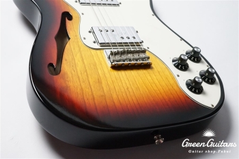 Classic Player Telecaster Thinline Deluxe - 3-tone sunburst