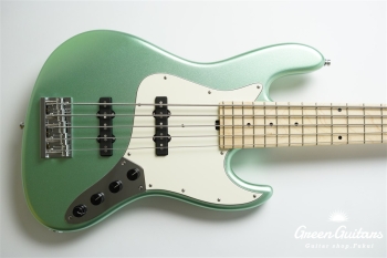 Metroline ML21 VJ5 ASH / Swamp Ash Body / 5-String - Solid Sage Green Metallic Satin